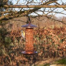 Vogelfutterspender Stahl verkupfert