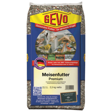 Meisenfutter Premium - Mit sehr hohem Nussanteil 2500 g