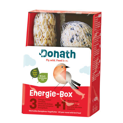 Energie-Box 3+1 (3 Energie-Knödel + 1 Nussstange)